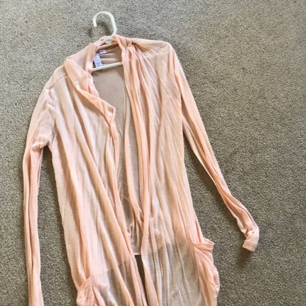 open cardigan